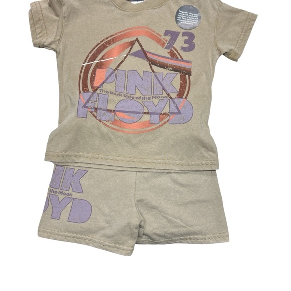 Other - Pink Floyd Graphic Tee and Shorts Set